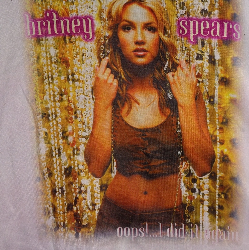 NWT Britney Spears Album Cover "Oops!...I Did It Again" PJ set
